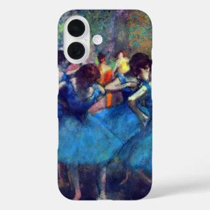 Dancers in Blue by Edgar Degas, Vintage Ballet Art iPhone 16 Case