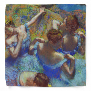 Dancers in Blue, Edgar Degas Bandana