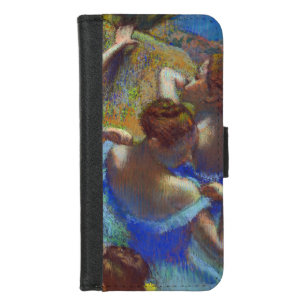 Dancers in Blue, Edgar Degas iPhone 8/7 Wallet Case