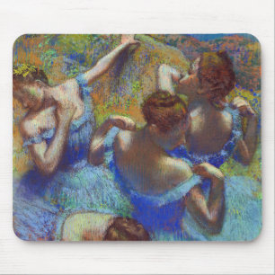 Dancers in Blue, Edgar Degas Mouse Pad