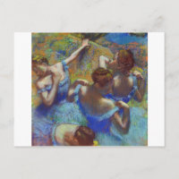 Dancers in Blue, Edgar Degas
