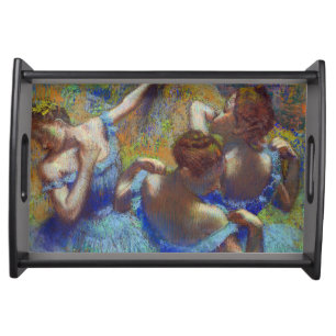 Dancers in Blue, Edgar Degas Serving Tray