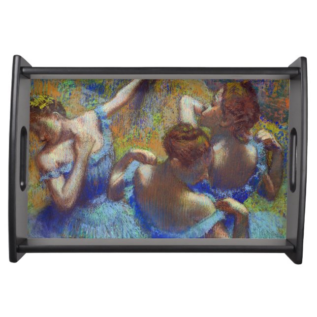 Dancers in Blue, Edgar Degas Serving Tray (Front)