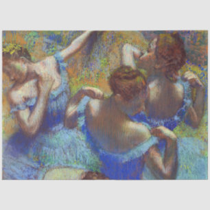 Dancers in Blue, Edgar Degas Tissue Paper