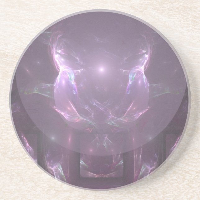Dancers in Crystal Ball Abstract Drink Coaster (Front)