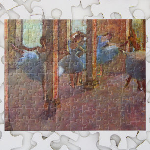 Dancers in Foyer, Edgar Degas, Vintage Ballet Art Jigsaw Puzzle