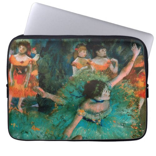 Dancers in Green by Edgar Degas Laptop Sleeve