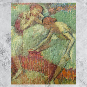 Dancers in Green by Edgar Degas, Vintage Ballet Jigsaw Puzzle