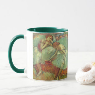 Dancers in Green by Edgar Degas, Vintage Ballet Mug