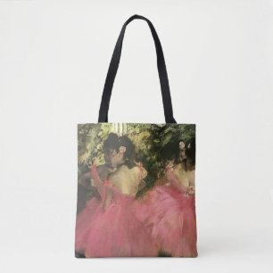 Dancers in Pink by Edgar Degas Tote Bag