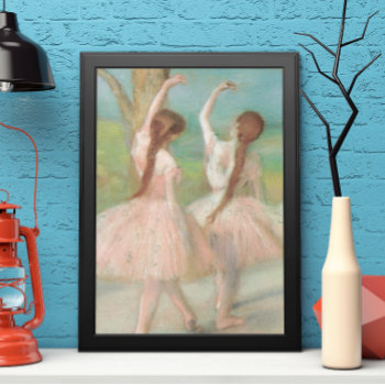 Dancers In Pink By Edgar Degas  Vintage Ballet Art Poster by MasterpieceCafe at Zazzle