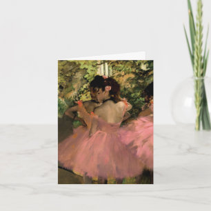 Dancers in Pink Card