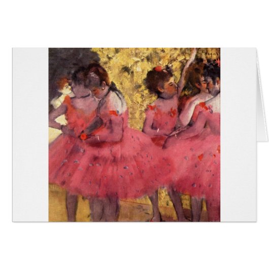 Dancers in Pink Cards (Front Horizontal)