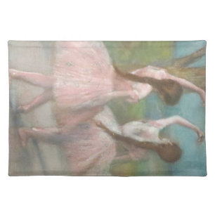 Dancers in Pink Edgar Degas Cloth Placemat