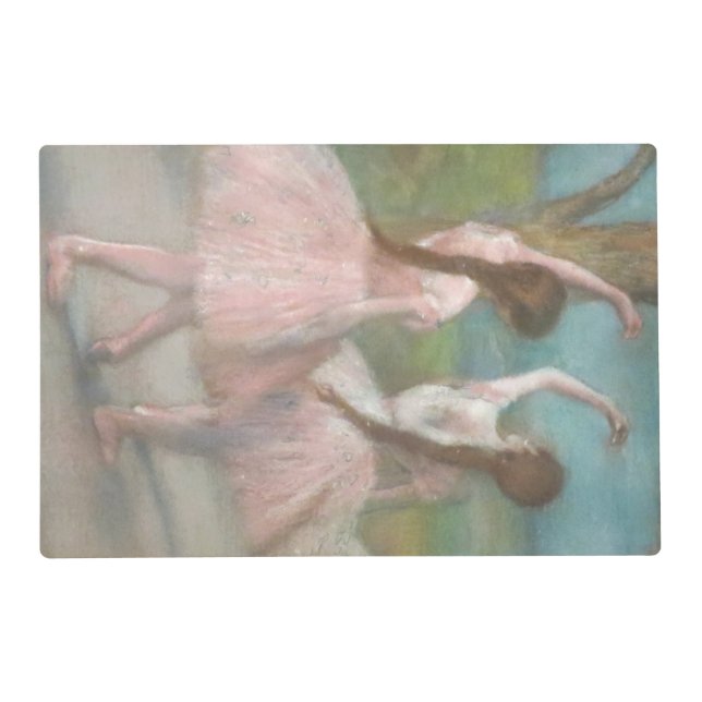 Dancers in Pink Edgar Degas Placemat (Front)