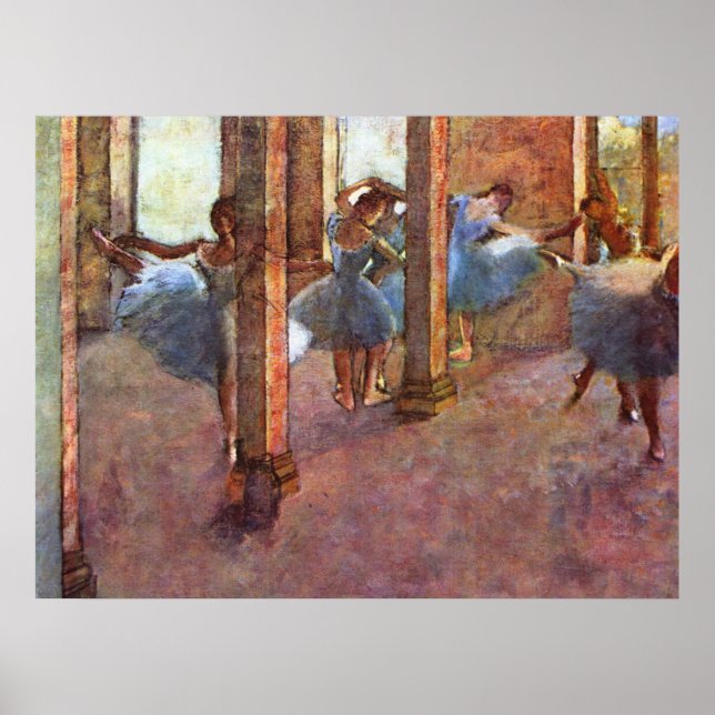 Dancers In the Foyer - Edgar Degas - 1887 Poster (Front)