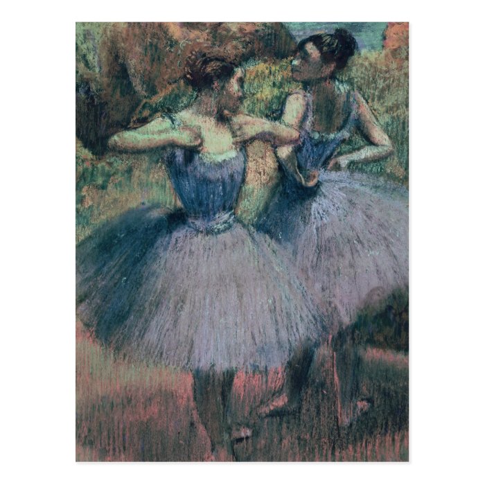 Dancers in Violet Post Card