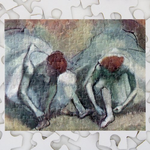 Dancers Lacing Their Shoes by Edgar Degas Jigsaw Puzzle