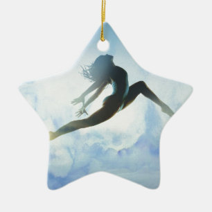 Dancer's Leap Ceramic Ornament