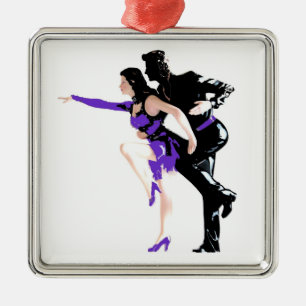Dancers Metal Ornament