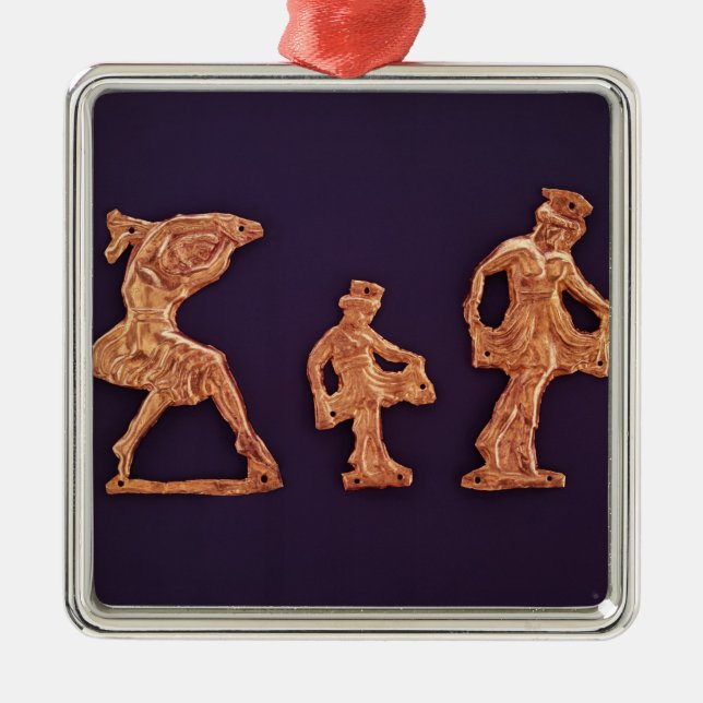 Dancers of goddess Demeter Metal Ornament (Front)