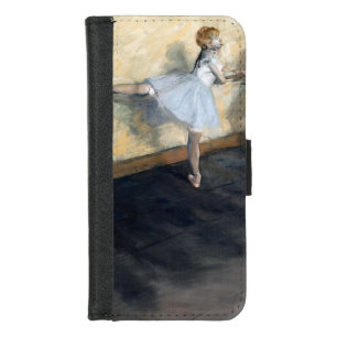 Dancers Practicing at the Barre, Edgar Degas iPhone 8/7 Wallet Case