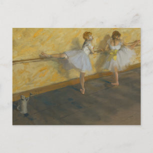 Dancers Practicing at the Barre - Edgar Degas Postcard