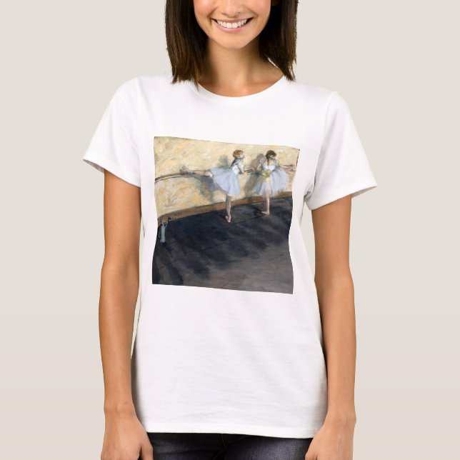 Dancers Practicing at the Barre, Edgar Degas T-Shirt (Front)