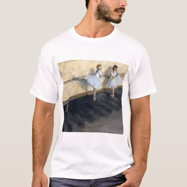 Dancers Practicing at the Barre, Edgar Degas T-Shirt (Front)