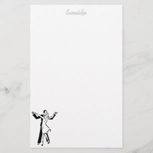 Dancers stationery personalized