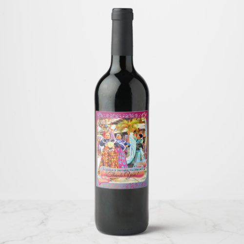 Dancers Thank You 2549 Wine Label