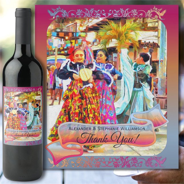 Dancers Thank You 2549 Wine Label (Creator Uploaded)