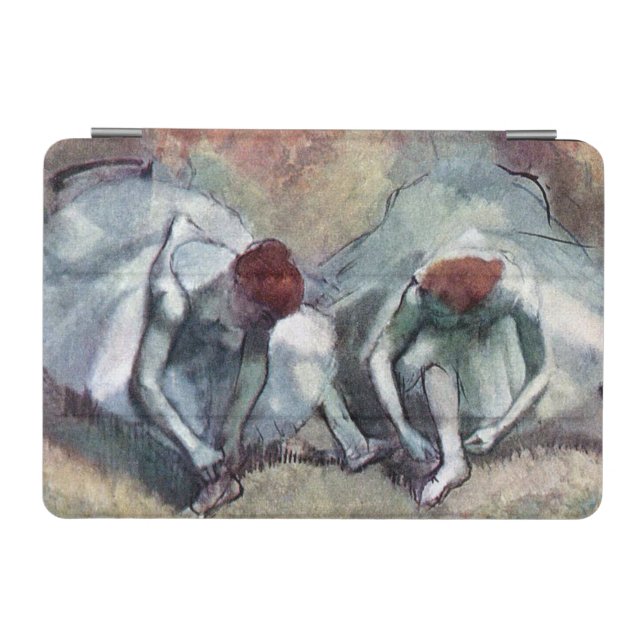 Dancers Tying Their Shoes, Edgar Degas iPad Mini Cover (Horizontal)