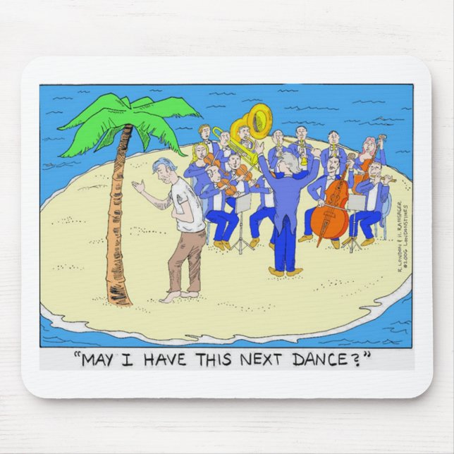 Dances w/ Palm Trees Funny Tees Mugs Gifts Etc Mouse Pad (Front)
