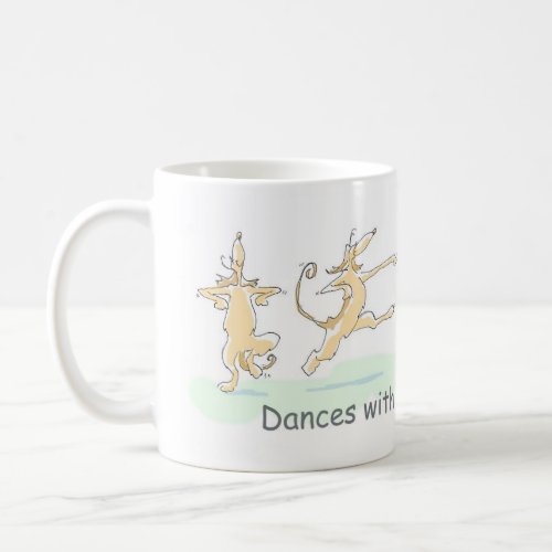 DANCES WITH AFGHAN HOUNDS COFFEE MUG