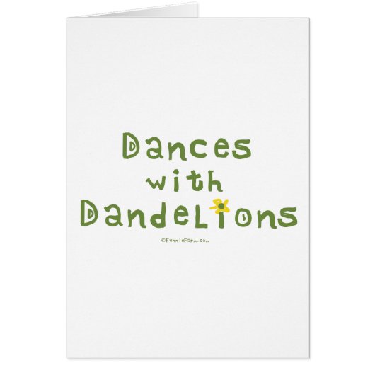 Dances with Dandelions Cards (Front)