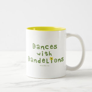 Dances with Dandelions Two-Tone Coffee Mug