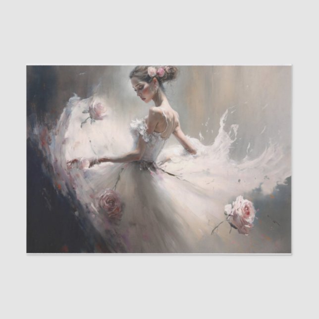 Dances with the roses tissue paper (Front)