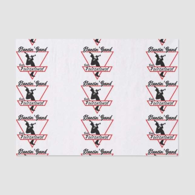 Dancin' Band From Falconland Tissue Paper (Front)