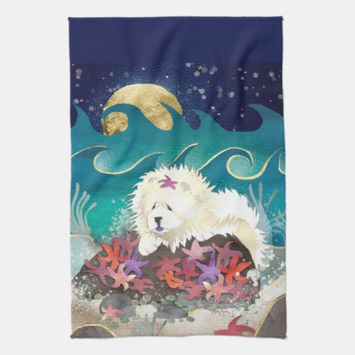 DANCIN WITH THE STARZ Cream Chow -Kitchen towel