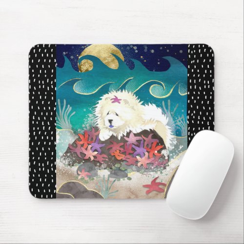 DANCIN WITH THE STARZ Cream Chow _ Mousepad