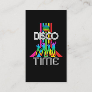 Dancing 80s 90s Party Music Disco Retro Business Card