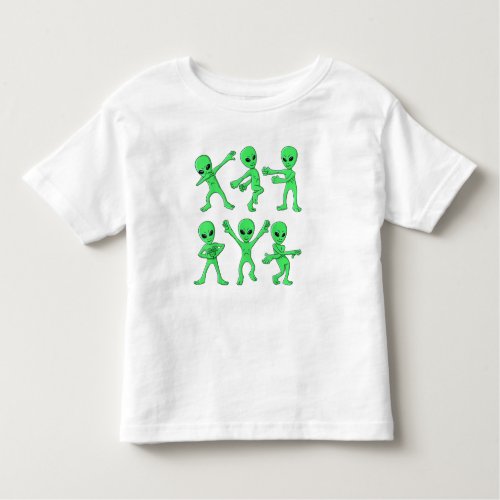 Dancing Aliens Dance Challenge Boys Girls Kids Toddler T_shirt