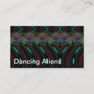 Dancing Aliens (you may change the words) Business Card
