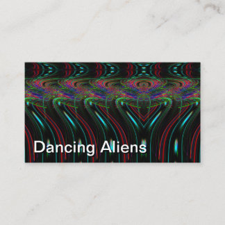 Dancing Aliens (you may change the words) Business Card