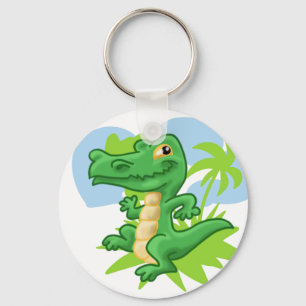 Dancing Alligator Keychain