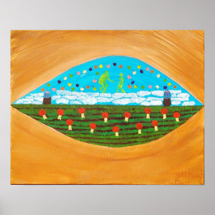 dancing amongst the falling cherries poster