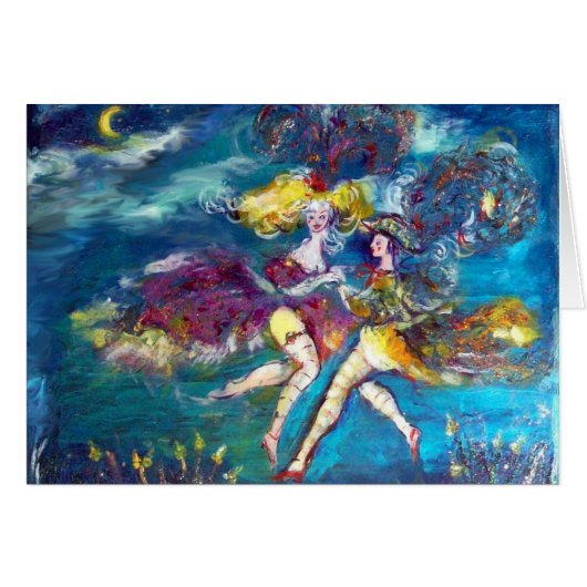 DANCING AND MUSIC IN THE NIGHT,Venetian Masquerade (Front Horizontal)