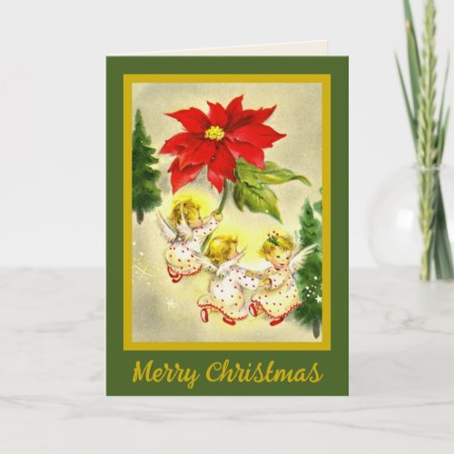 Dancing Angels Christian Business Christmas Card