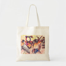 Dancing Animal Tote Bag